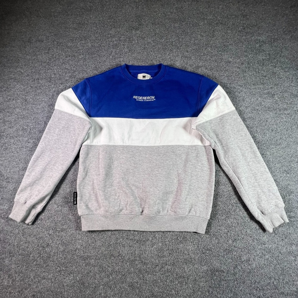 Novus Sweatshirt Mens XL Multi Colorblock Fleece Embroidered Logo Streetwear